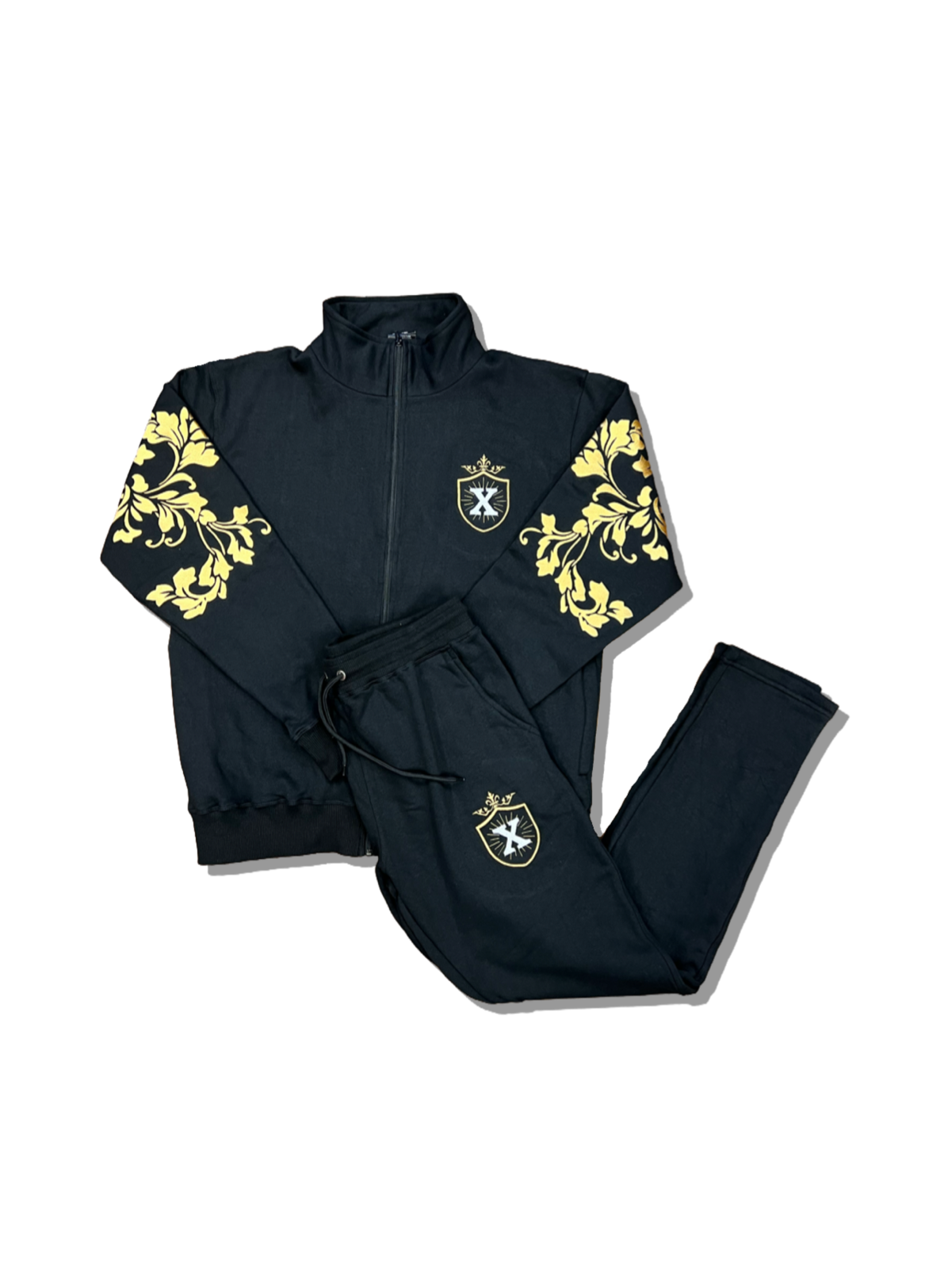 Xsklusive Gold Embroidered Jogger